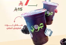 2 1 - عروض كافيهات السعودية المميزة – عرض سلاش التوت من جوي جوس بار | أبريل 2025