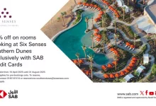 GoKKYG2WwAAVu8x - خصم 15٪ على حجز فندق Six Senses Southern Dunes مع بطاقات الأول الائتمانية حتى أغسطس 2025