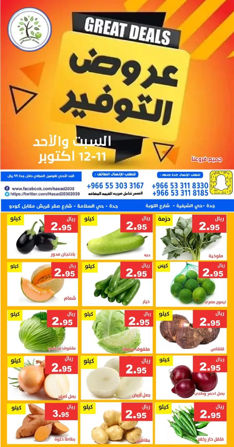 559138987 1139695321602488 1821412531821439974 n - عروض مؤسسة حصاد البساتين الطازج السبت 11-10-2025 لمدة يومان