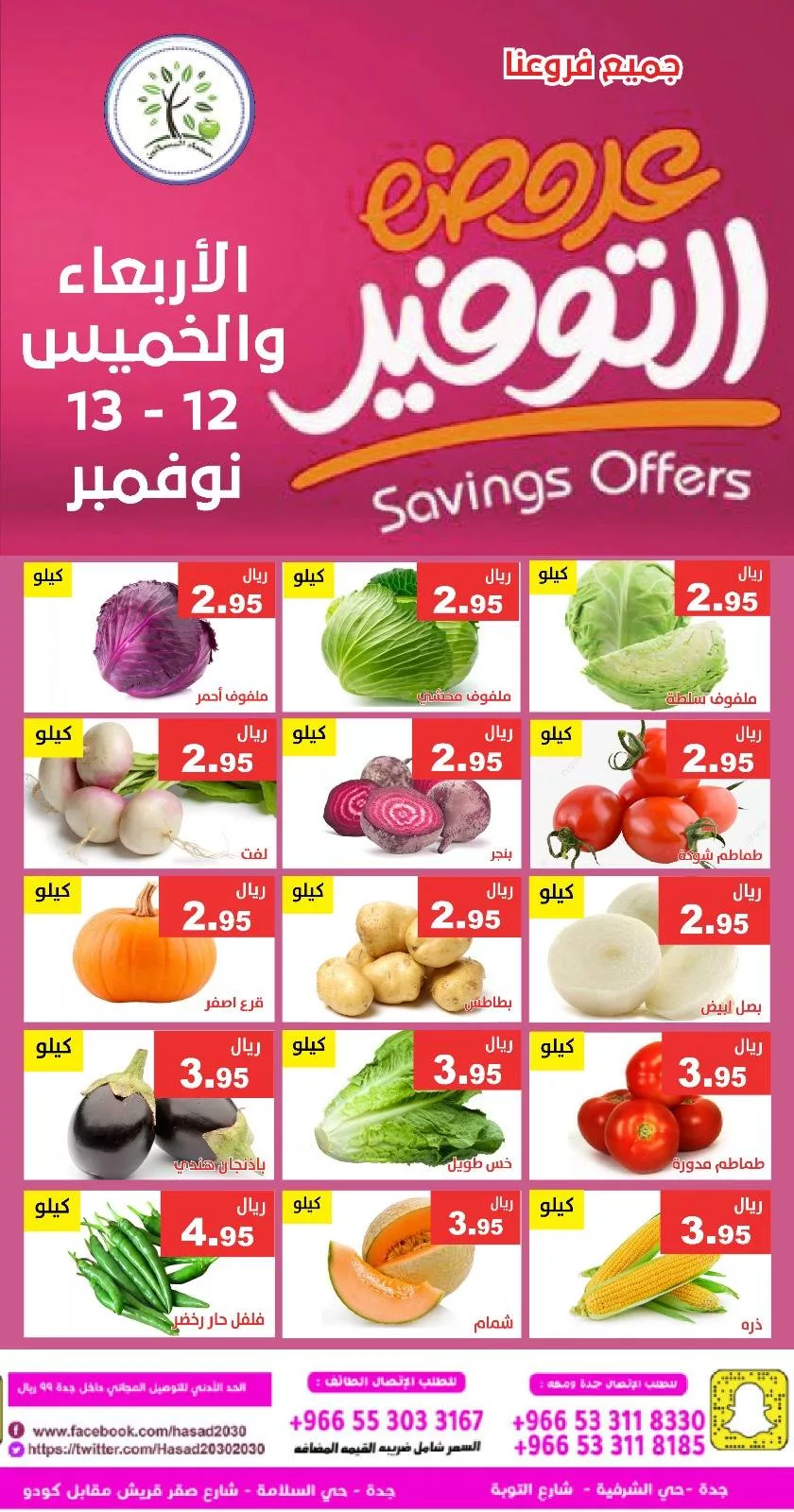 580555163 1166526242252729 4220728048627109255 n - عروض مؤسسة حصاد البساتين الطازج الاربعاء 21 جماد الاول 1447هـ لمدة يومان